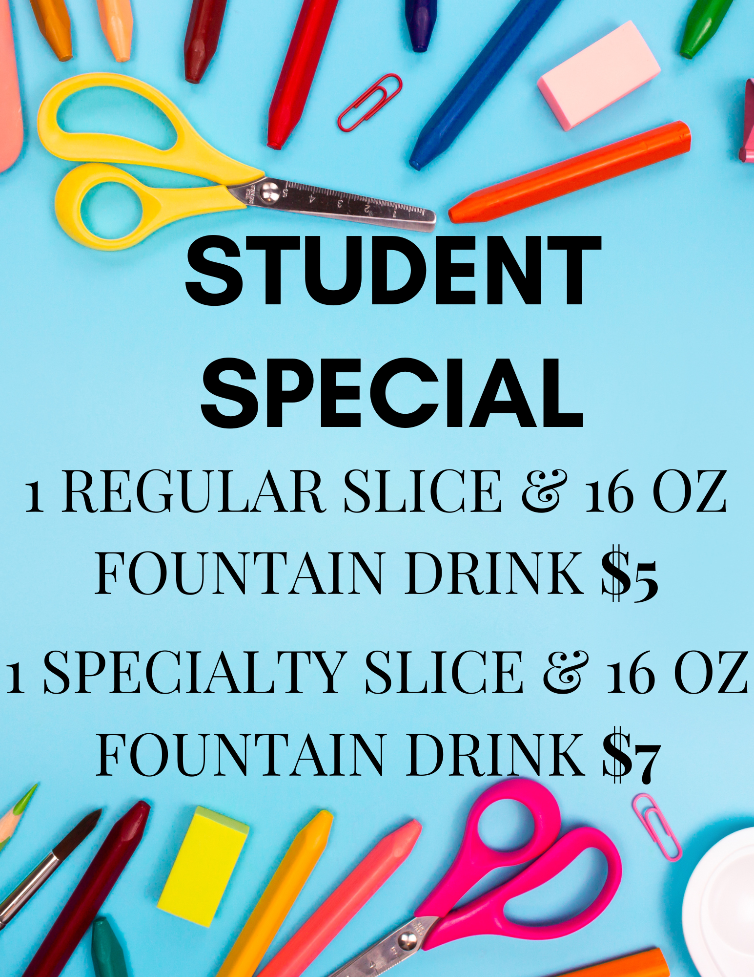 Student Lunch Special